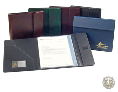 Hardcover shop document folder